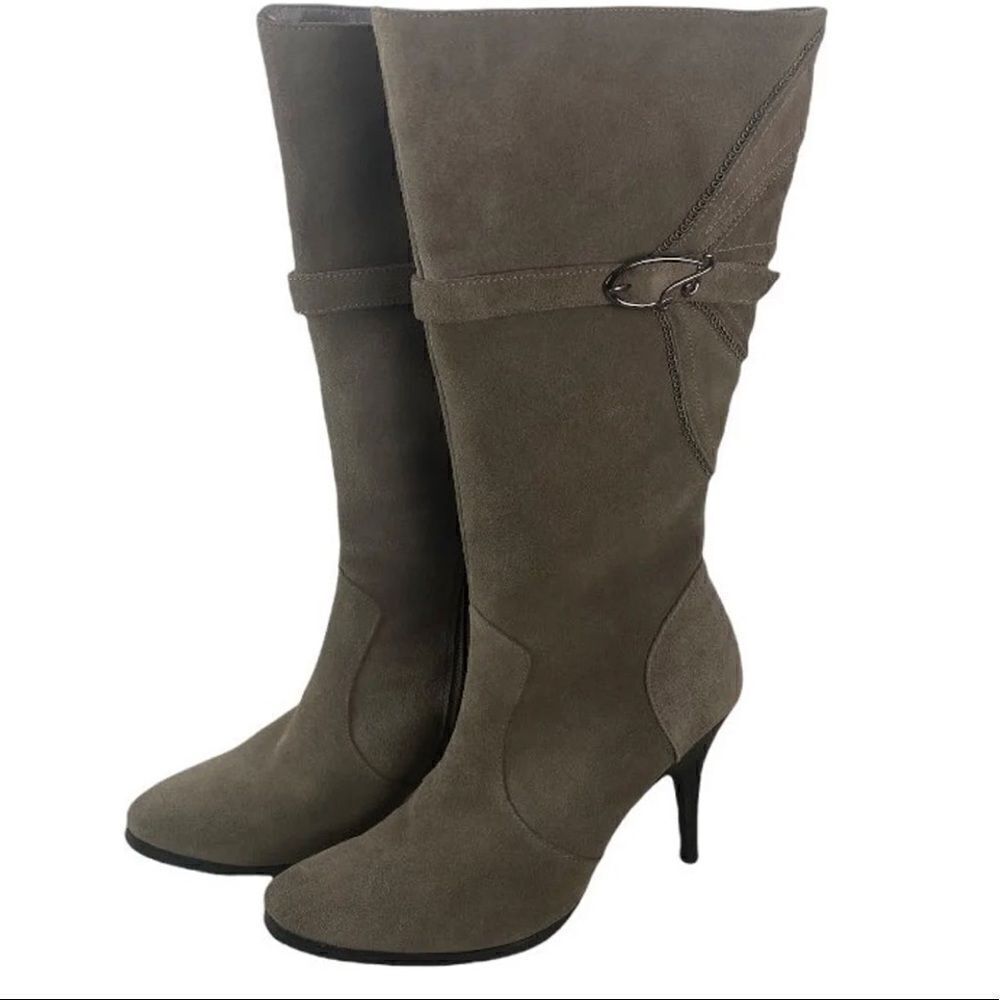 Fitzwell Wide Shaft Leather Boots‎